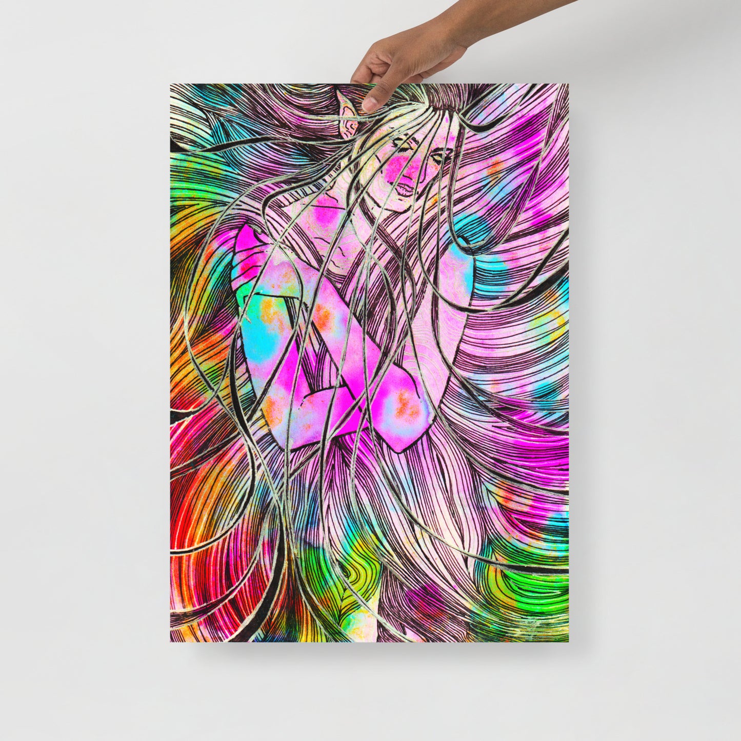 Claris, the roaring gale, custom print poster