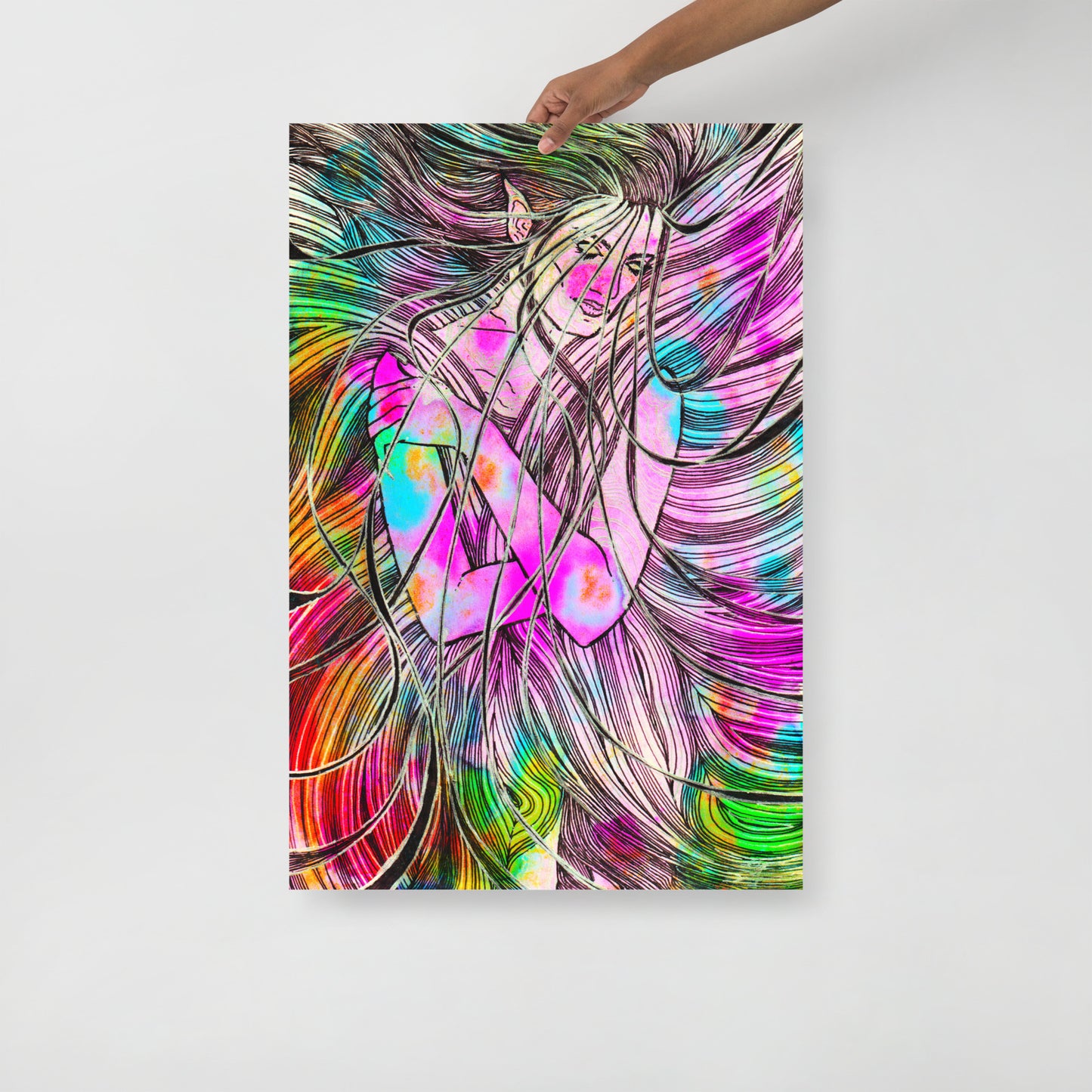 Claris, the roaring gale, custom print poster
