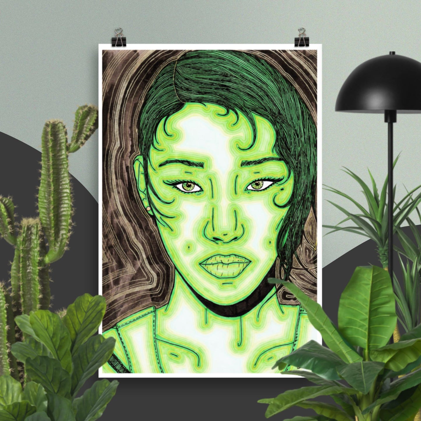Jade, custom size poster print