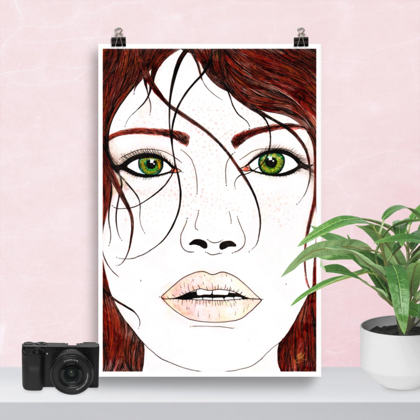 Miranda, from William Shakespeare's, The Tempest poster print
