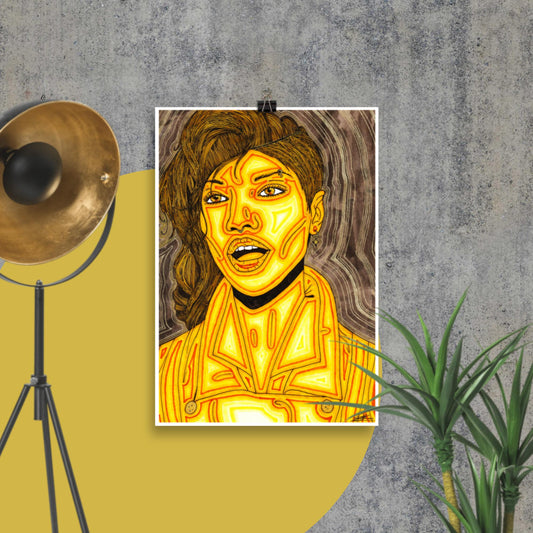 Amber, poster print