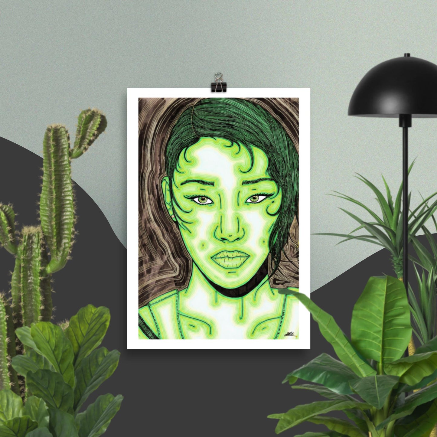 Jade, custom size poster print