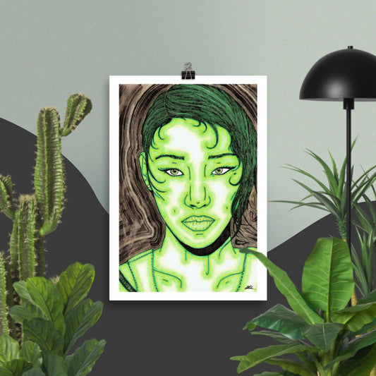 Jade, custom size poster print