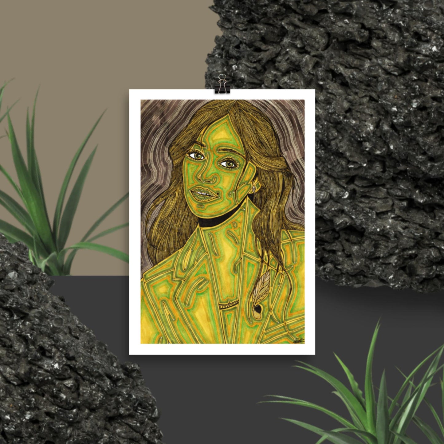 Olive, custom size poster print