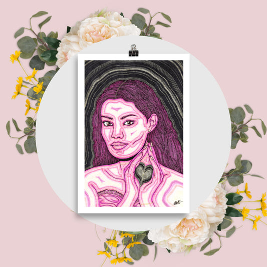 Rosa, custom size poster print