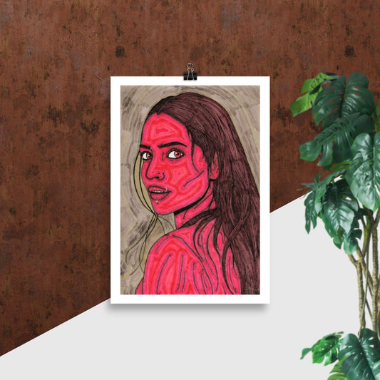 Ruby, custom size poster print