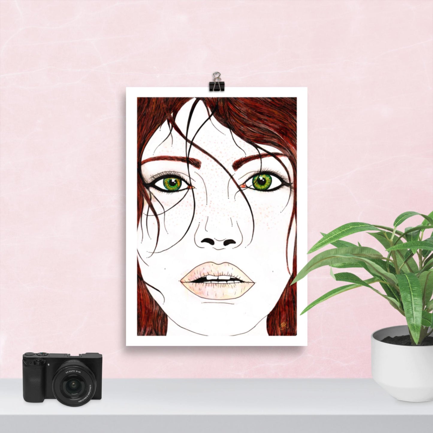 Miranda, from William Shakespeare's, The Tempest poster print
