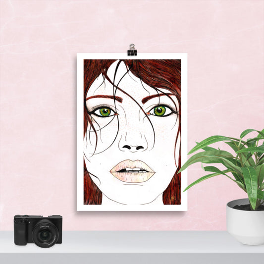 Miranda, from William Shakespeare's, The Tempest poster print