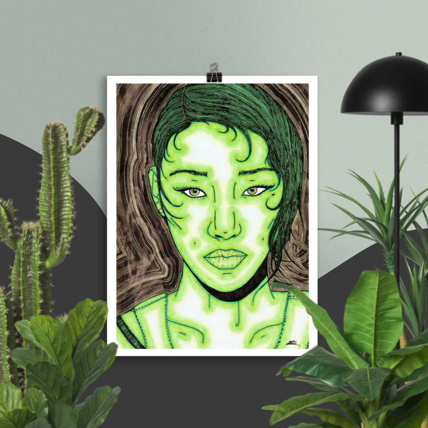 Jade, custom size poster print