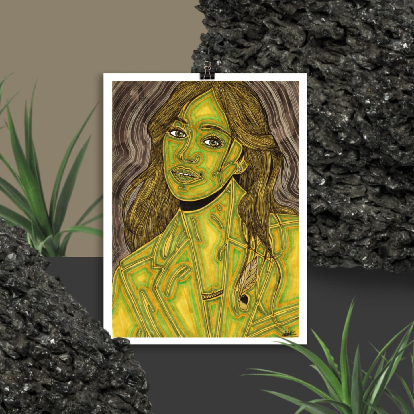 Olive, custom size poster print
