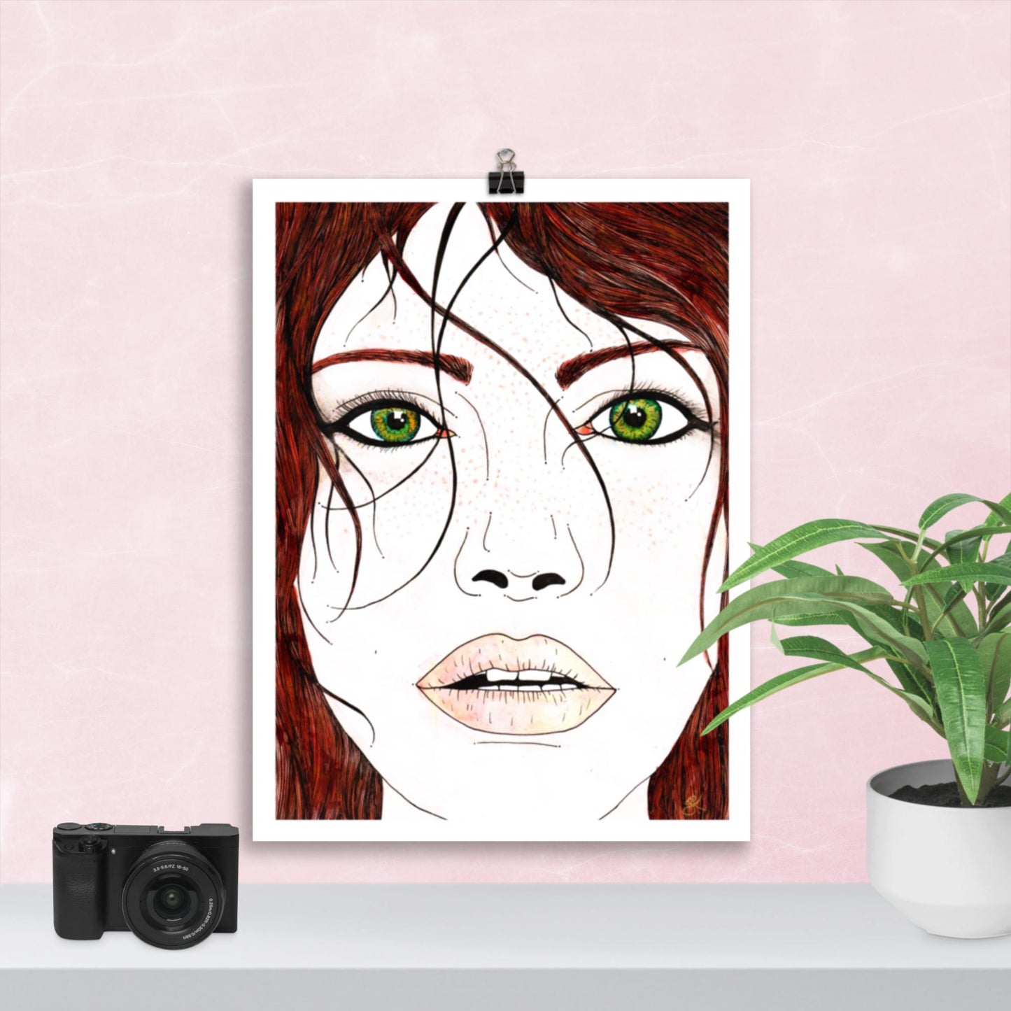 Miranda, from William Shakespeare's, The Tempest poster print