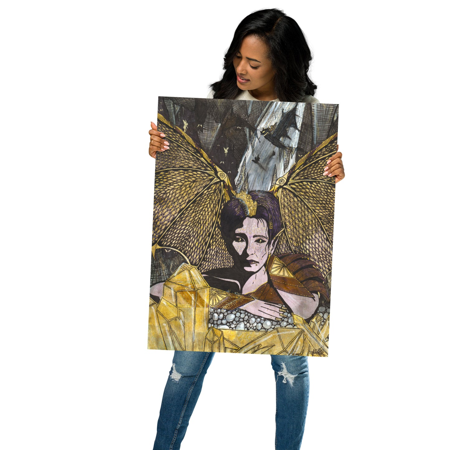 Gilda, the gem keeper, custom poster print