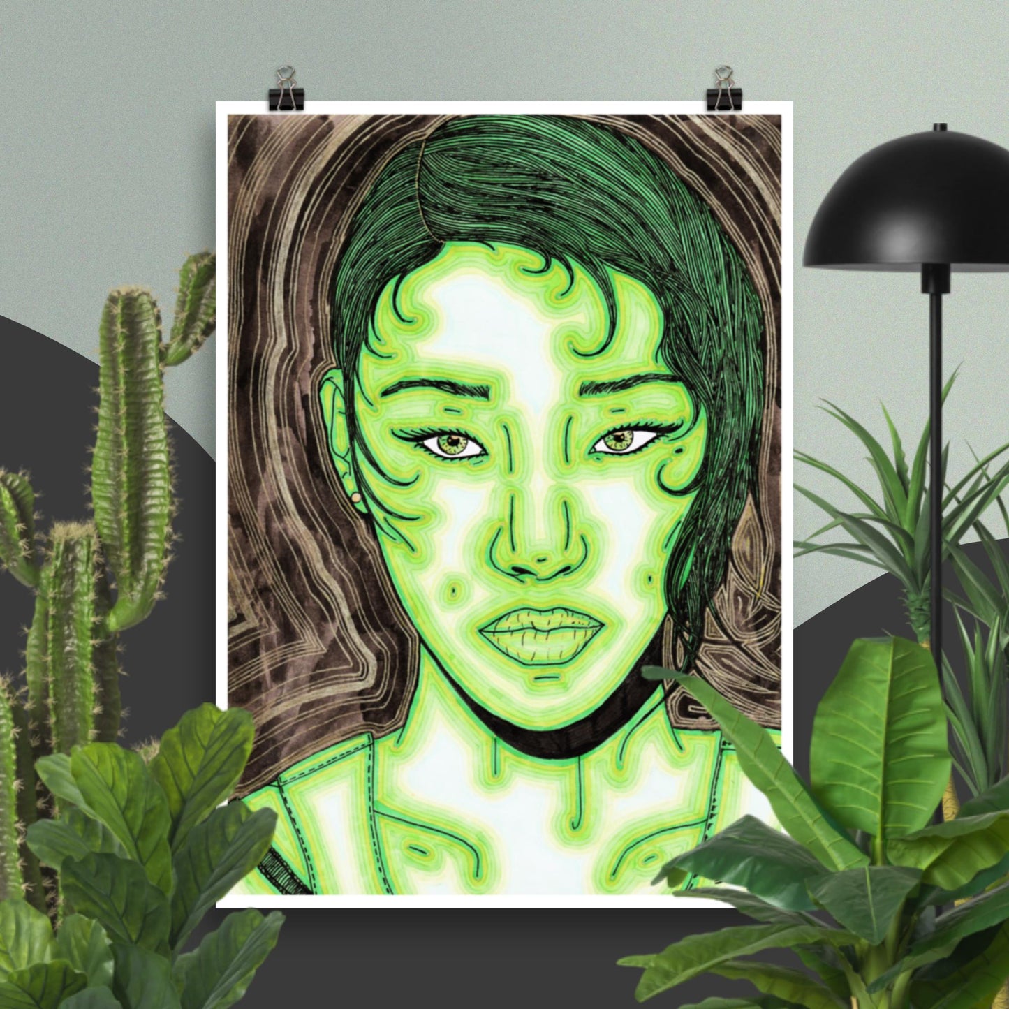 Jade, custom size poster print