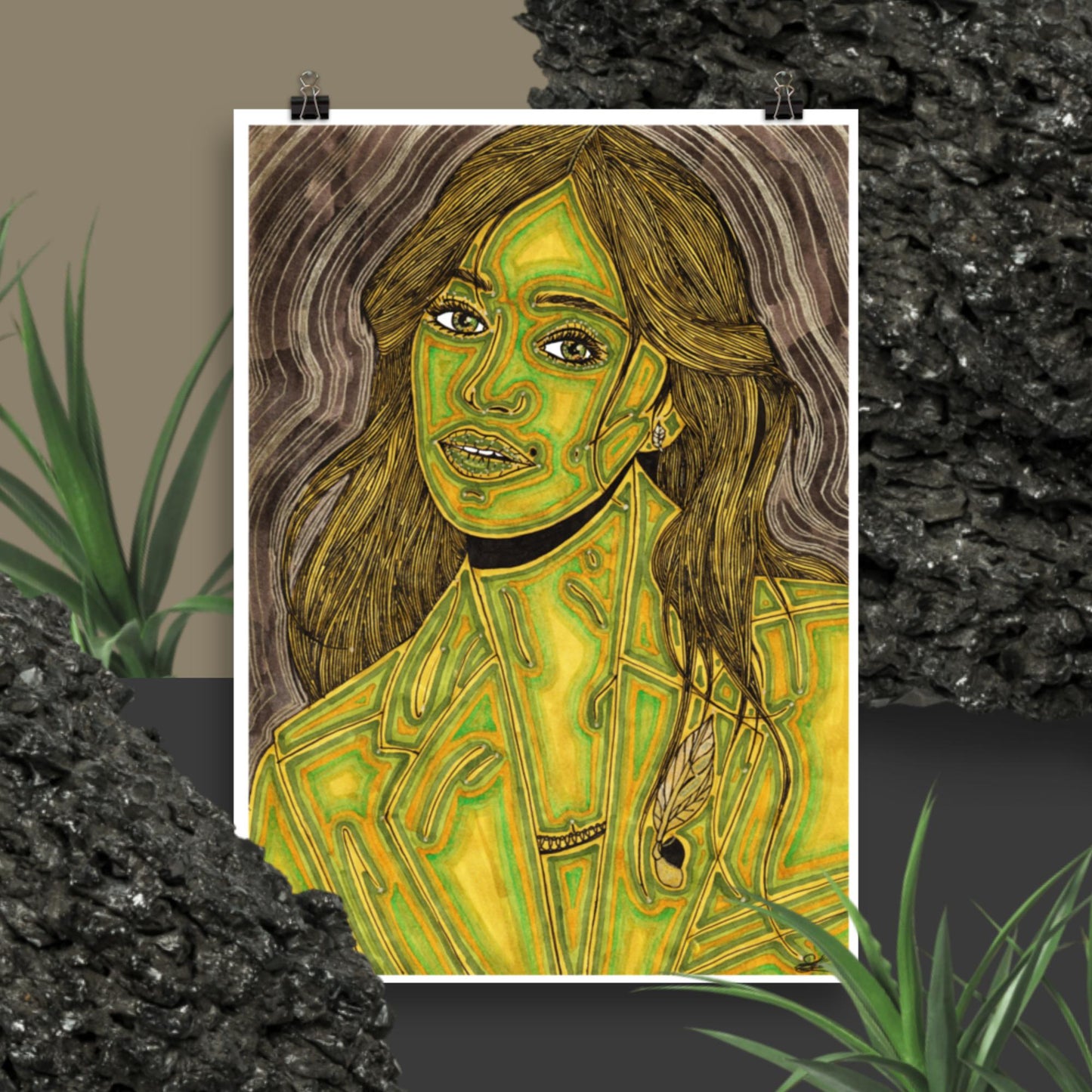 Olive, custom size poster print