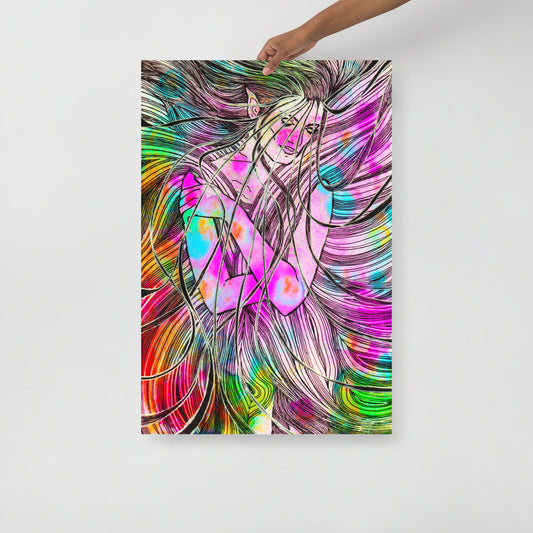 Claris, the roaring gale, custom print poster
